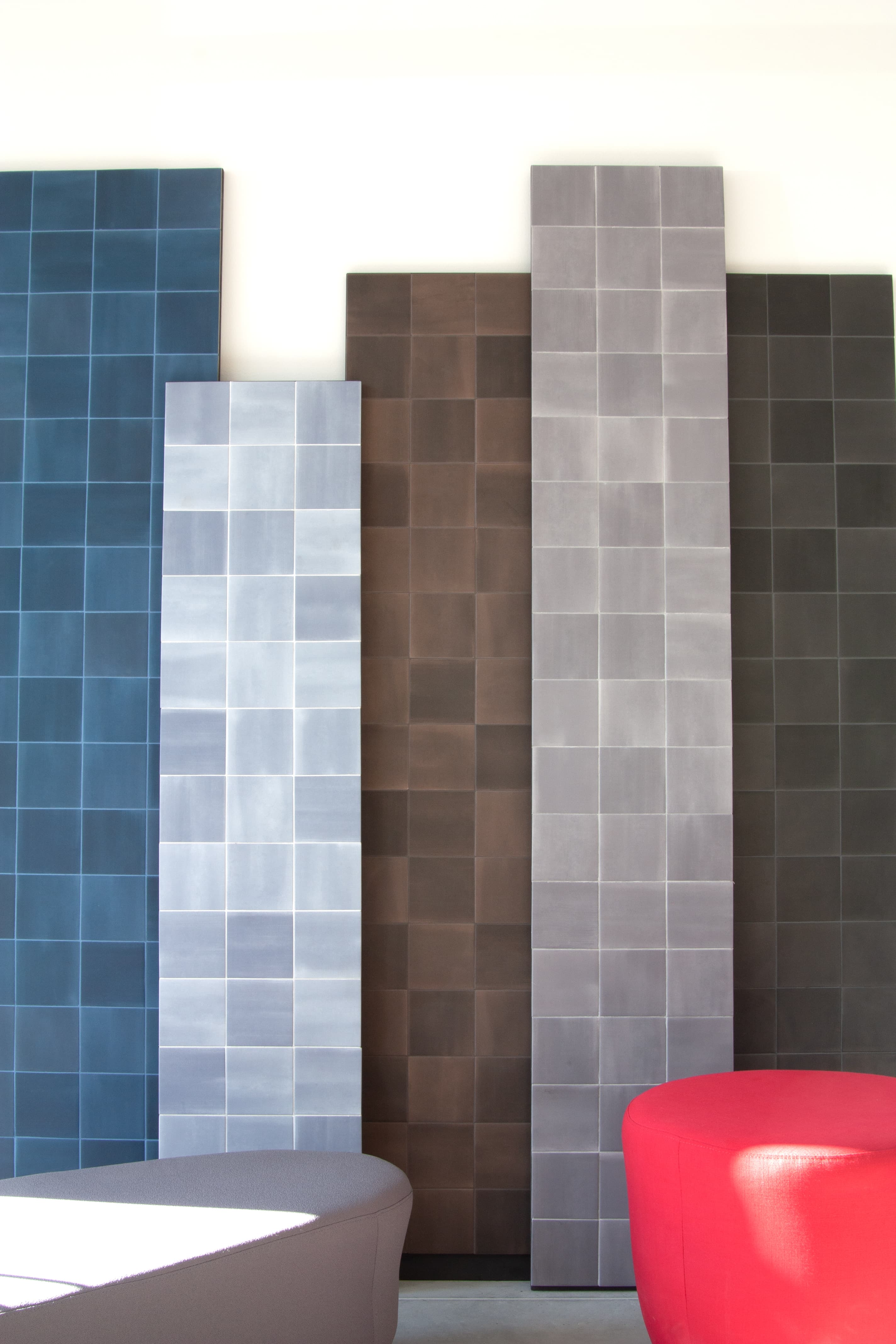 Design Matte Shades in Blu, Celeste, Latte, Nero and Tobacco