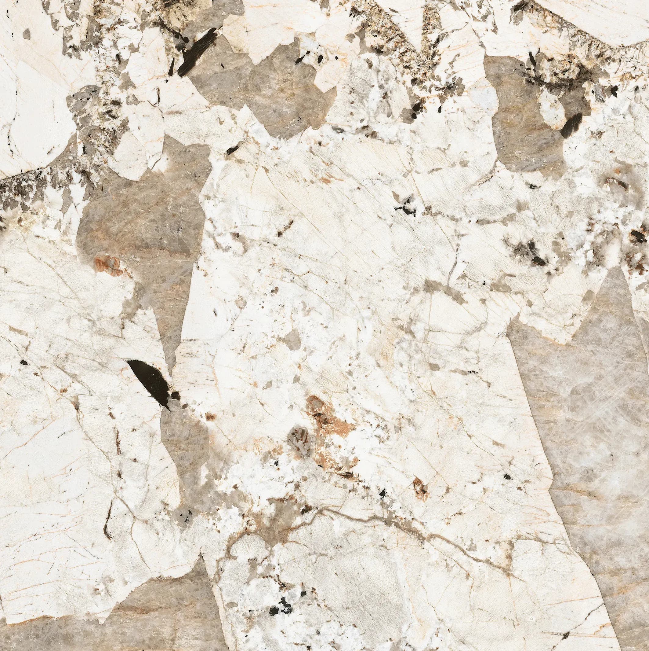 Tundra, Slab, Square, 48×48, Glossy