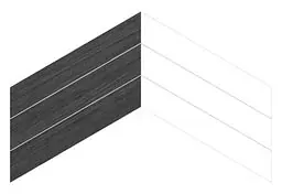 06 Plank, Decor, Chevron, Chevron SX, 4×21, Matte