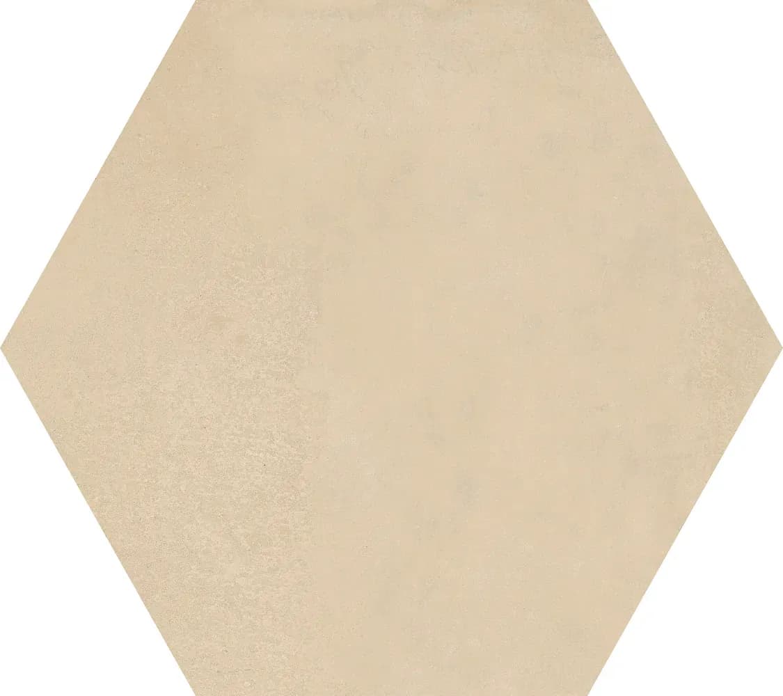 Cotone, Field tile, Hexagon, 9×8, Natural