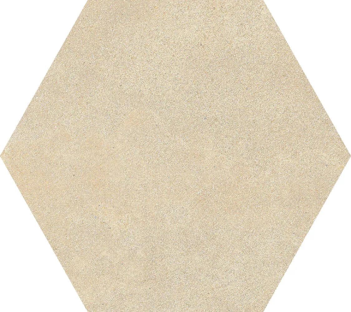 Grana Cotone, Field tile, Hexagon, 9×8, Anti-slip/GRIP