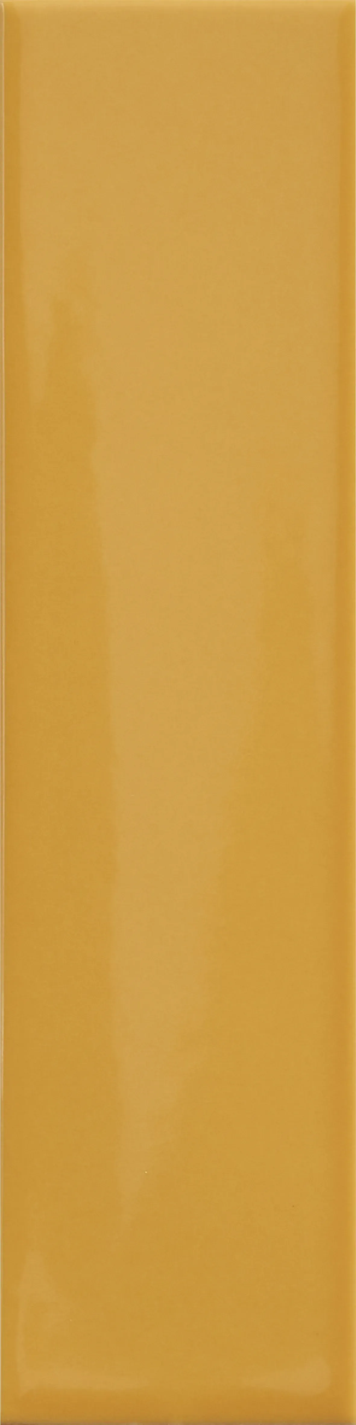 Mustard, Field tile, Rectangle, 2×8, Glossy