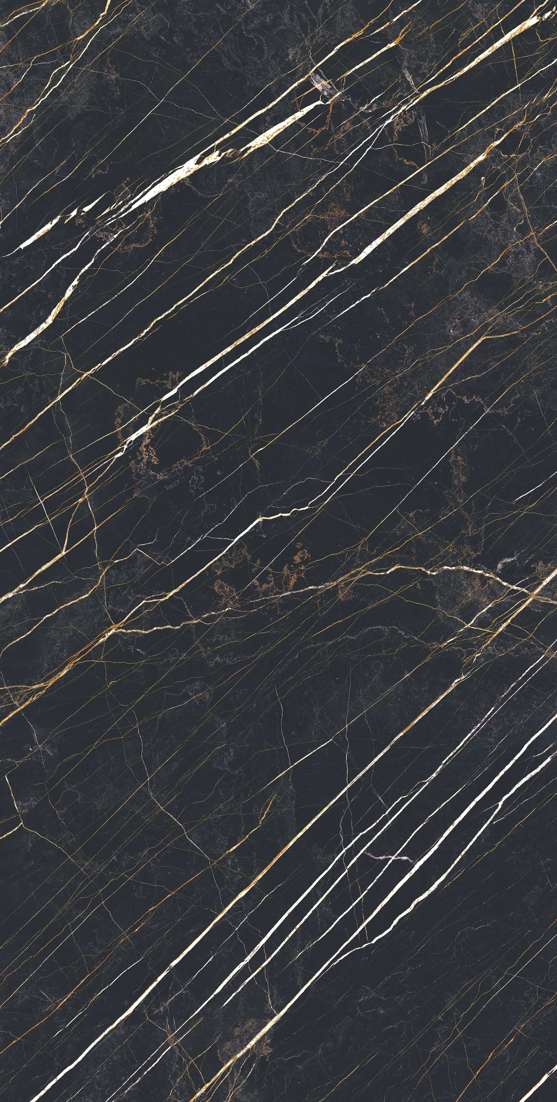 Night Storm - Bookmatch A, Slab, Rectangle, 63×126, Polished