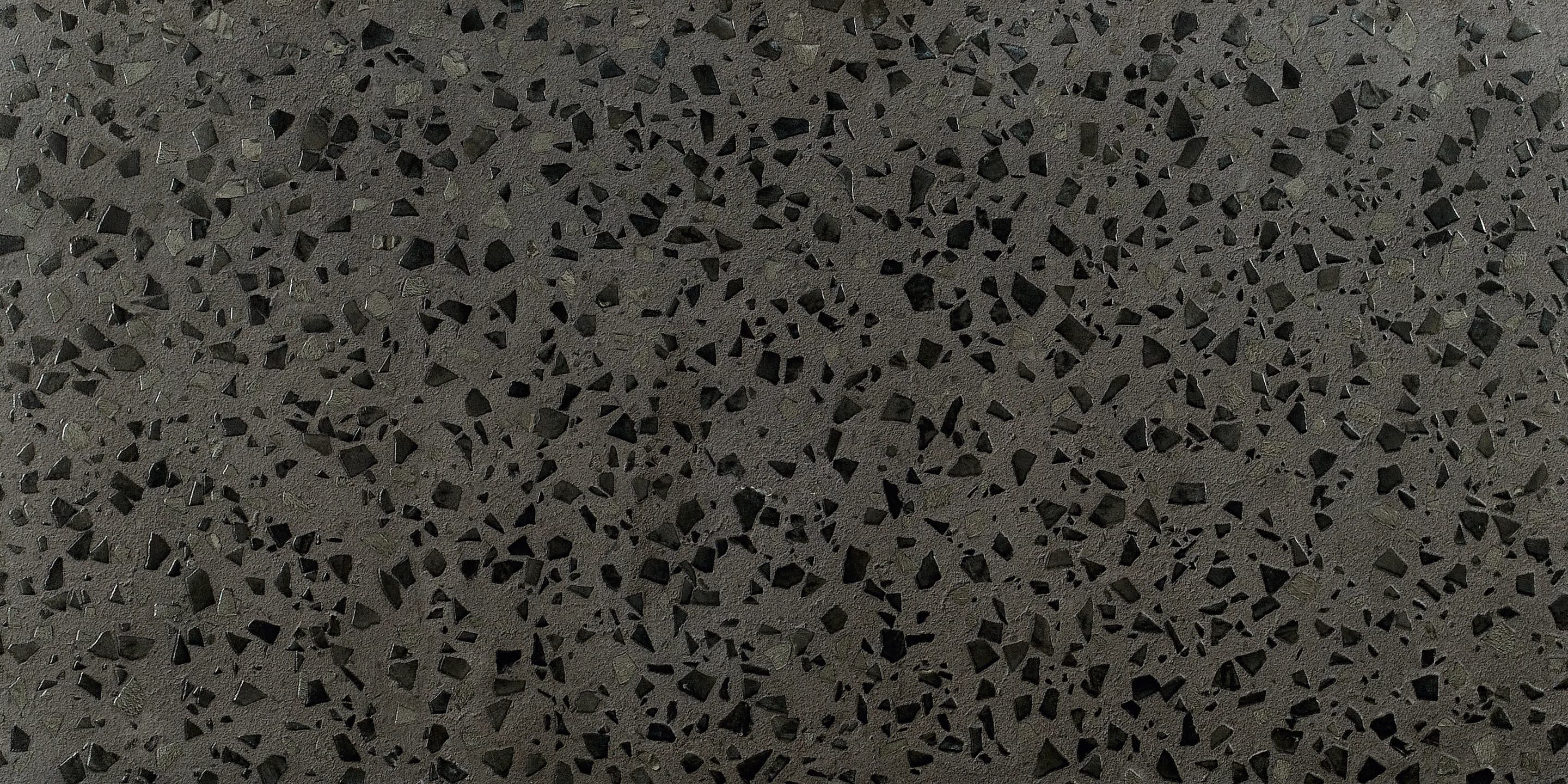 Black Small, Field tile, Rectangle, 24×48, Natural