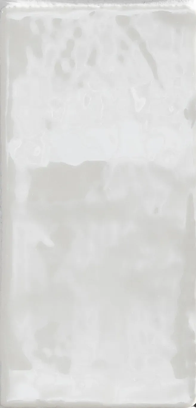 White, Field tile, Rectangle, 3×6, Glazed