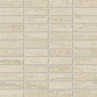 Veincut Jute, Mosaic, Rectangle, 1x3 Mosaic, 12×12, Matte
