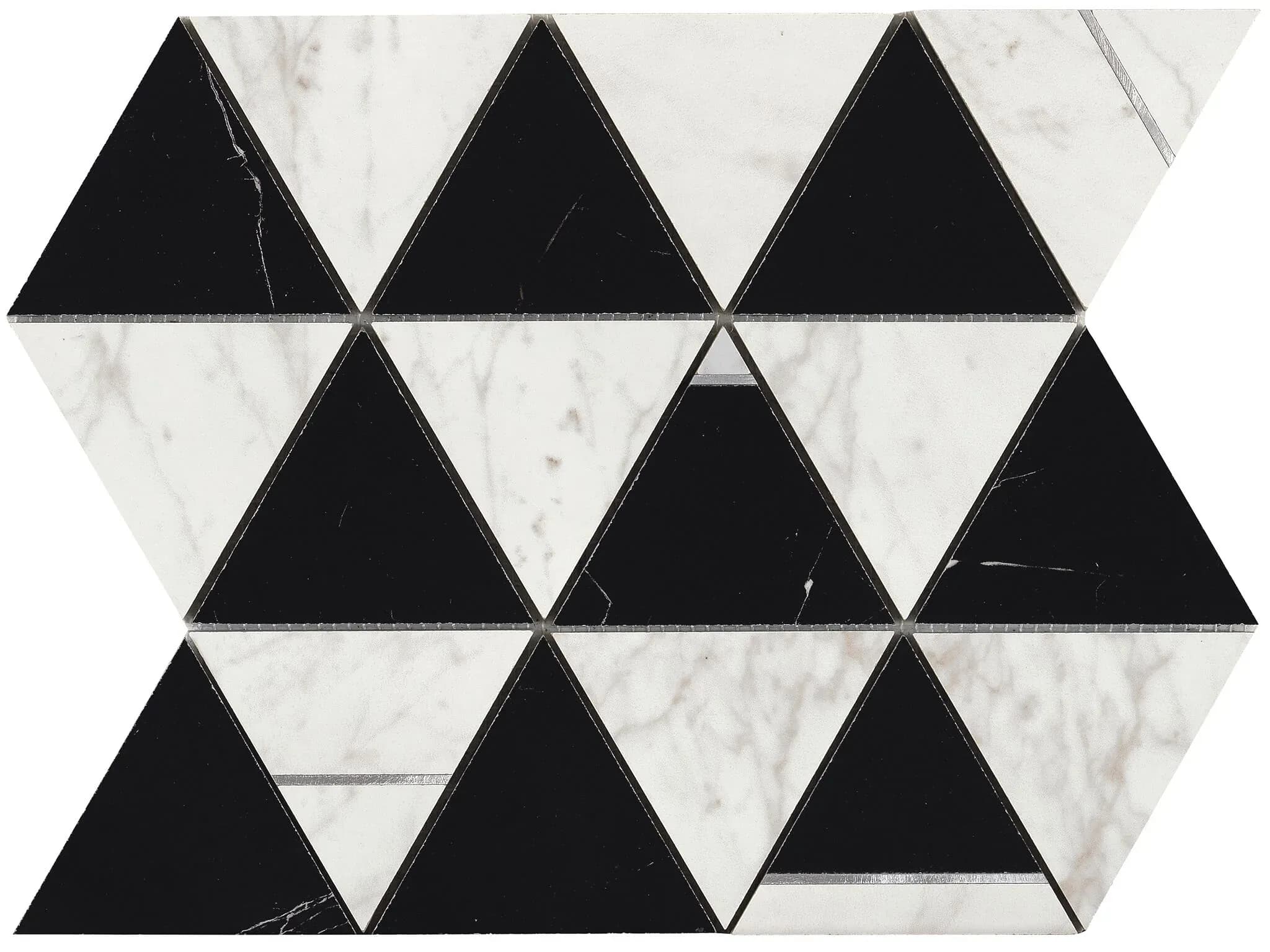 Cold, Mosaic, Rectangle, Arrows Mosaic, 11×13, Polished