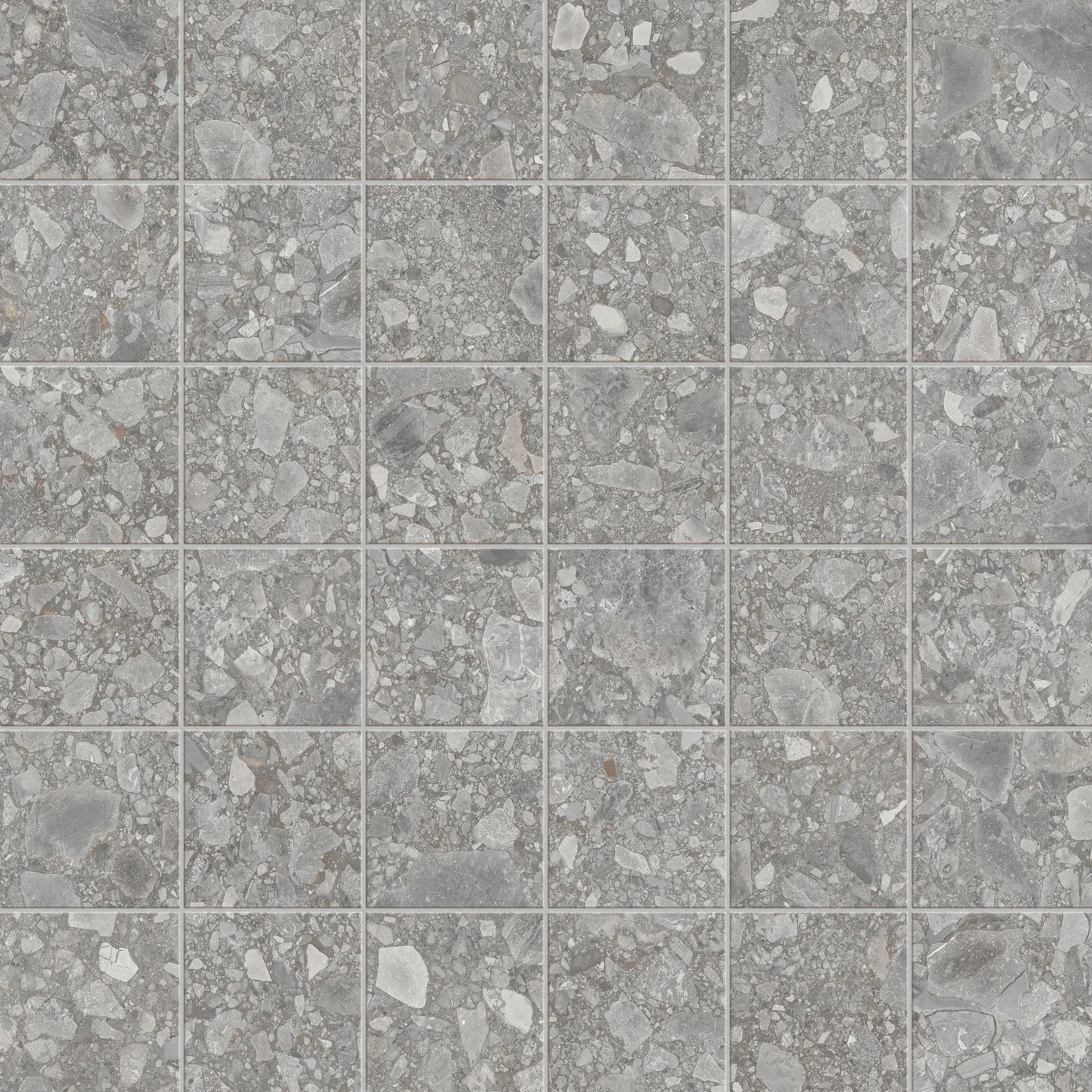 Cluster Mid, Mosaic, Square, 2x2 Mosaic, 12×12, Natural
