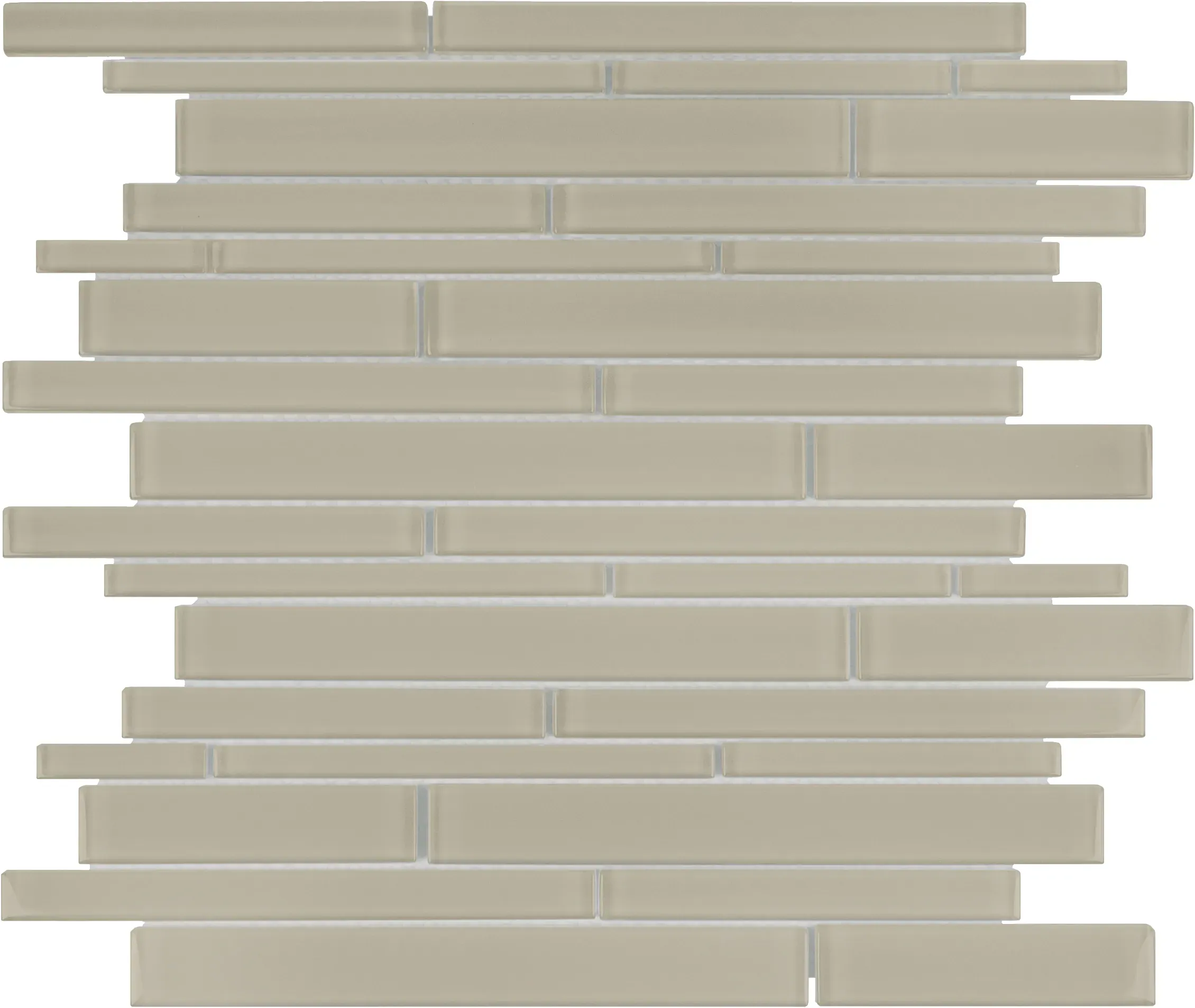 Earth, Mosaic, Rectangle, Random Strip Mosaic, 11.73×11.73, Glossy