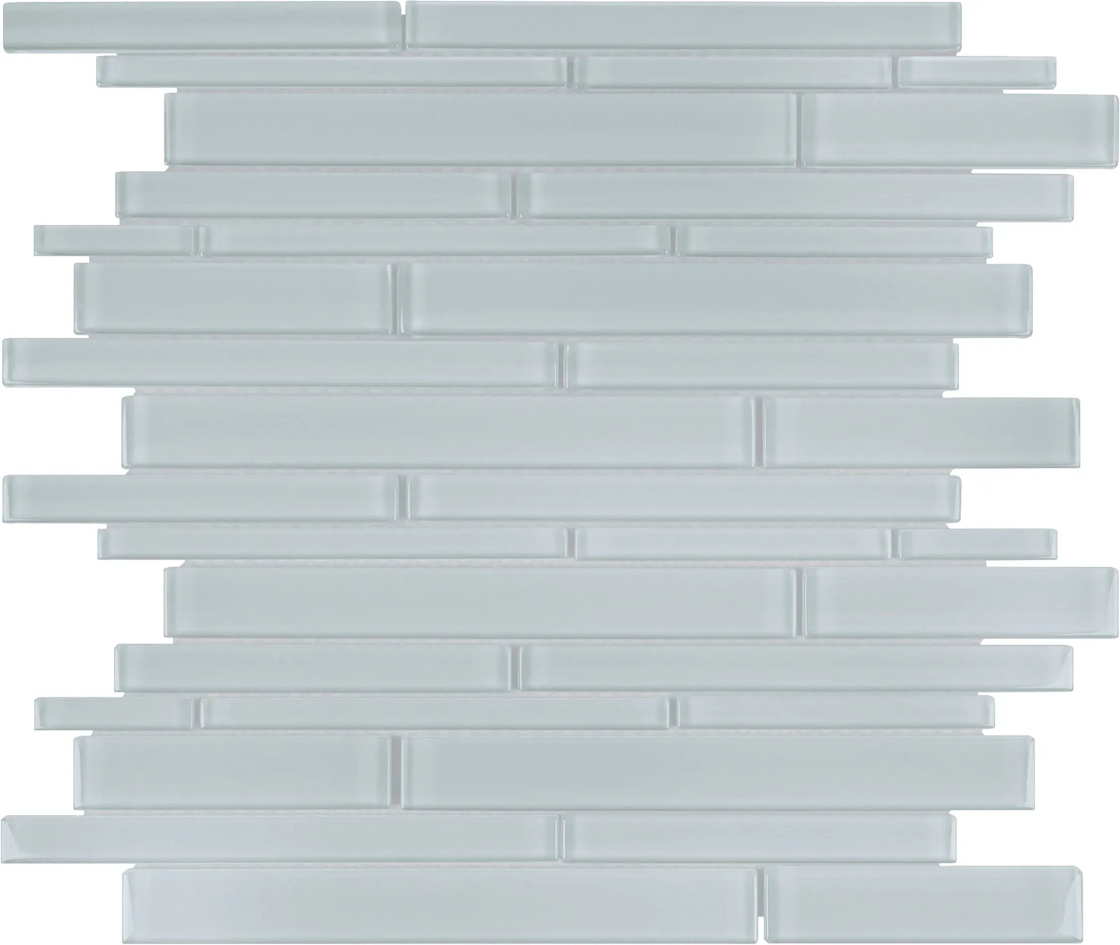 Skylight, Mosaic, Rectangle, Random Strip Mosaic, 11.73×11.73, Glossy