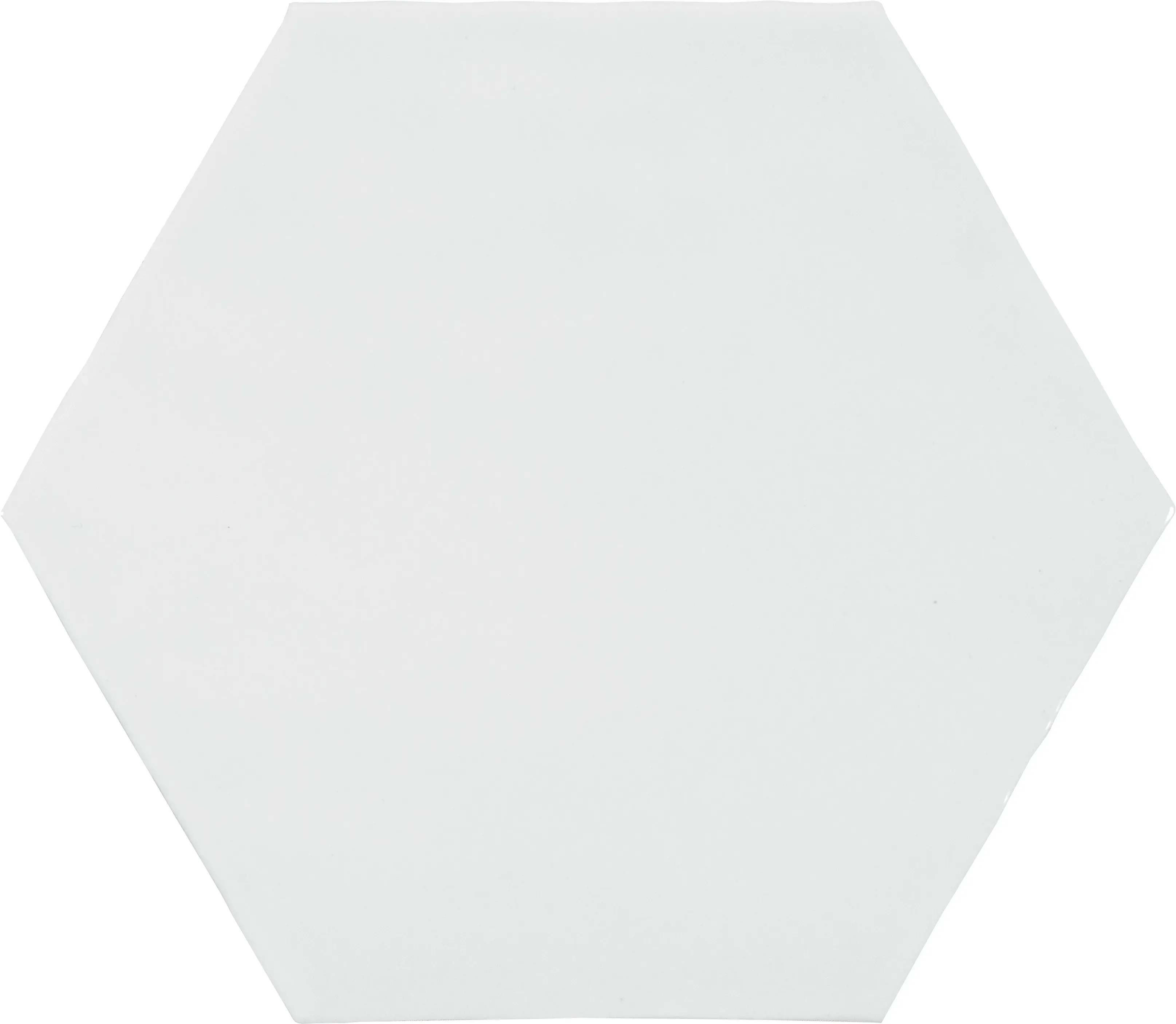 Powder, Field tile, Hexagon, 6×7, Glossy