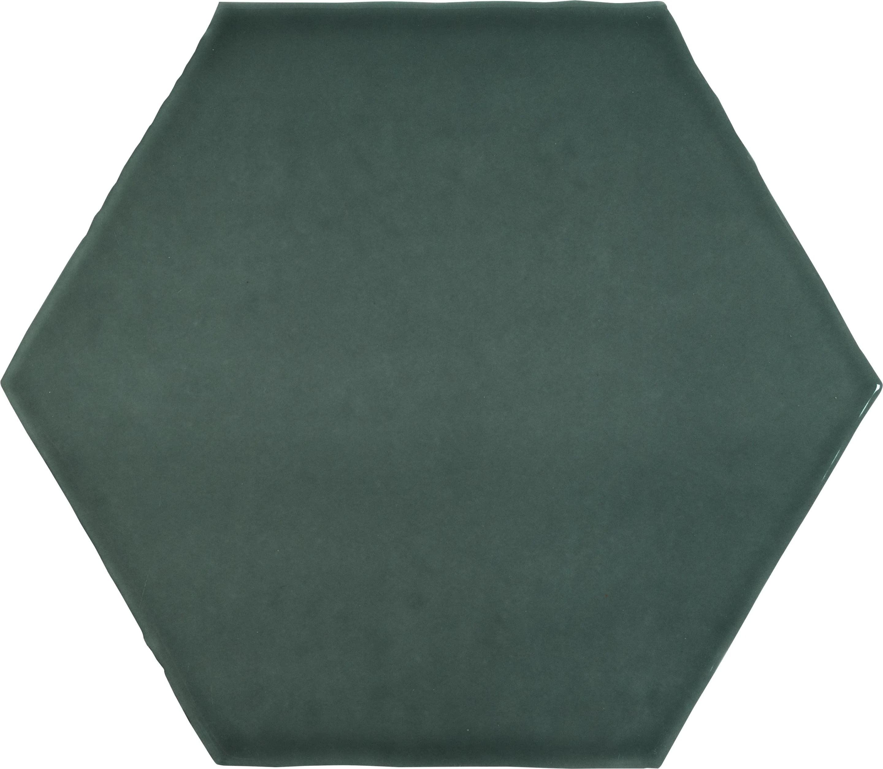 Emerald, Field tile, Hexagon, 6×7, Glossy