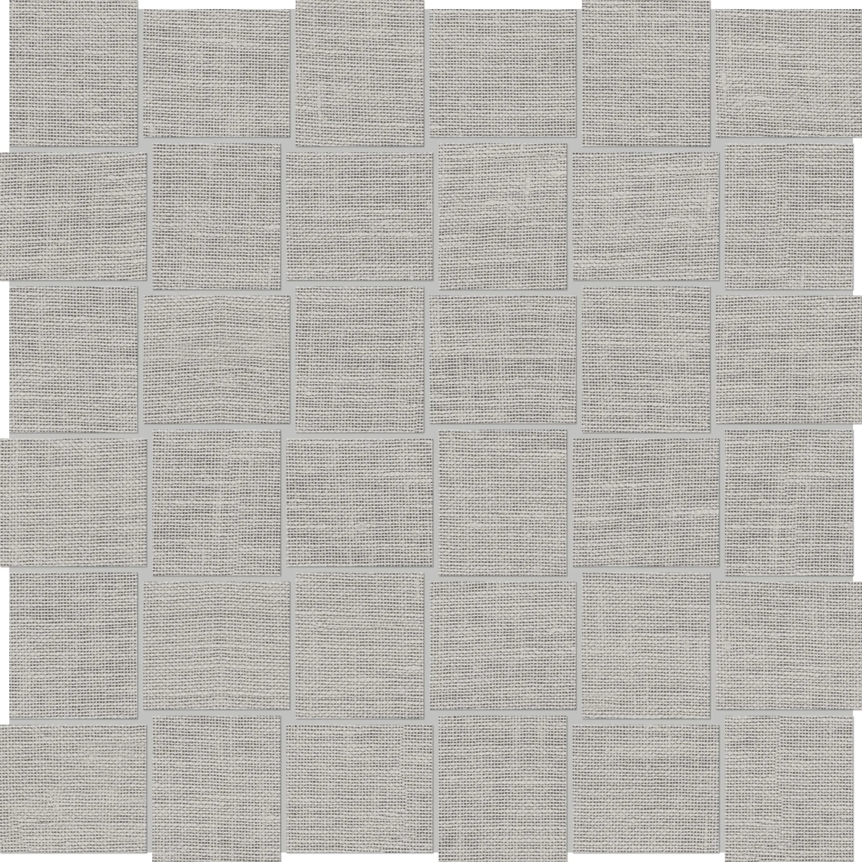Fog, Mosaic, Square, Basketweave Mosaic, 12×12, Honed