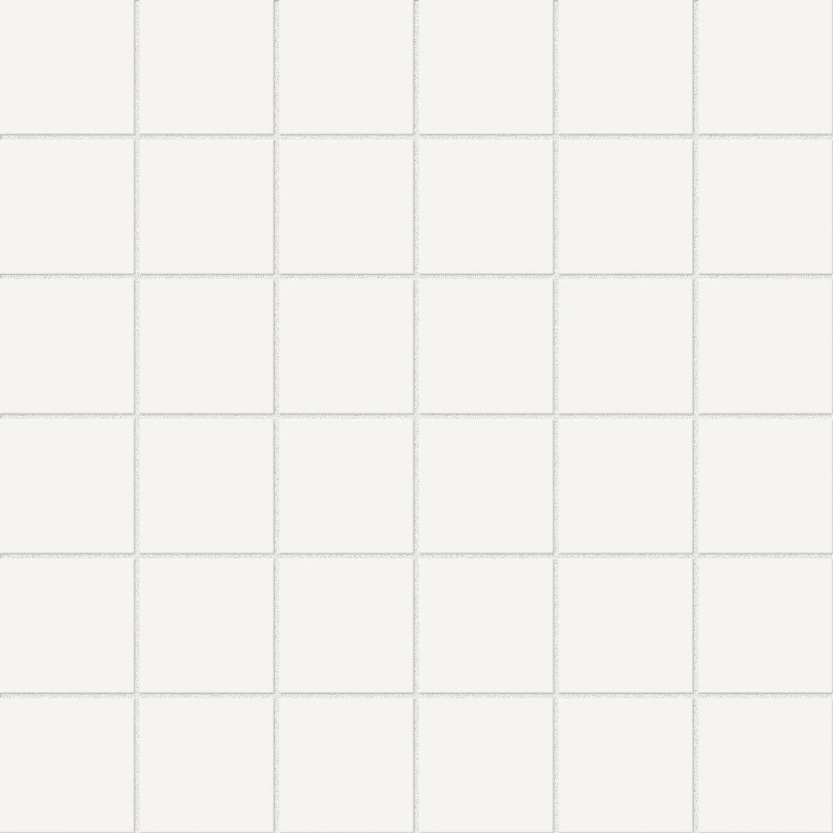 White, Mosaic, Square, 2x2 Mosaic, 12×12, Matte
