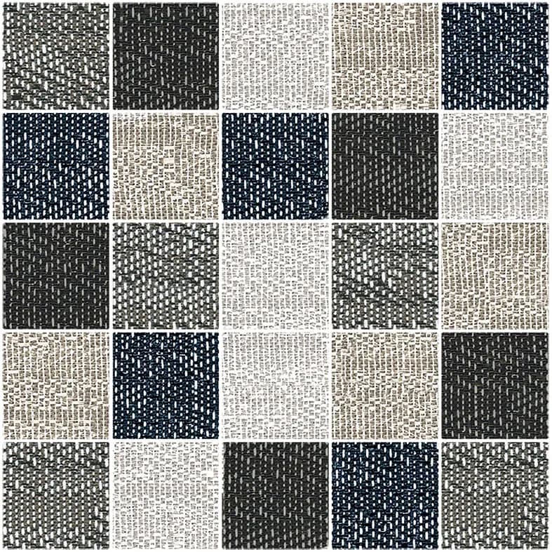 5 Color Mix, Mosaic, Square, 2x2 Mosaic, 12×12, Natural
