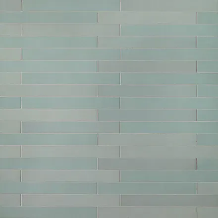 Light Blue, Field tile, Rectangle, 2×18, Matte