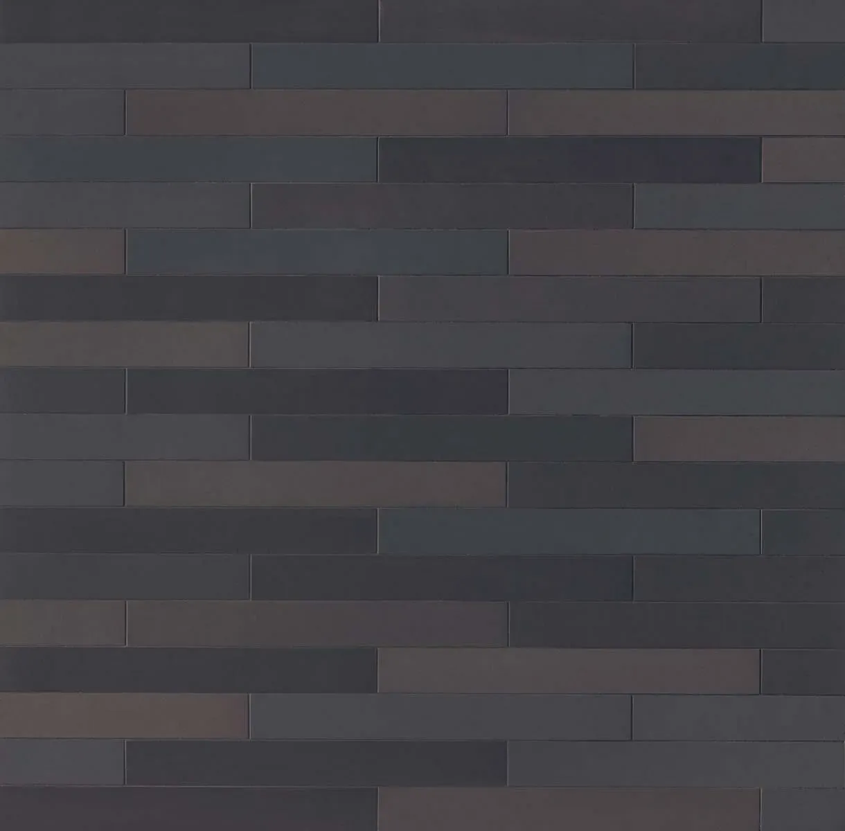 Soot, Field tile, Rectangle, 2×18, Matte