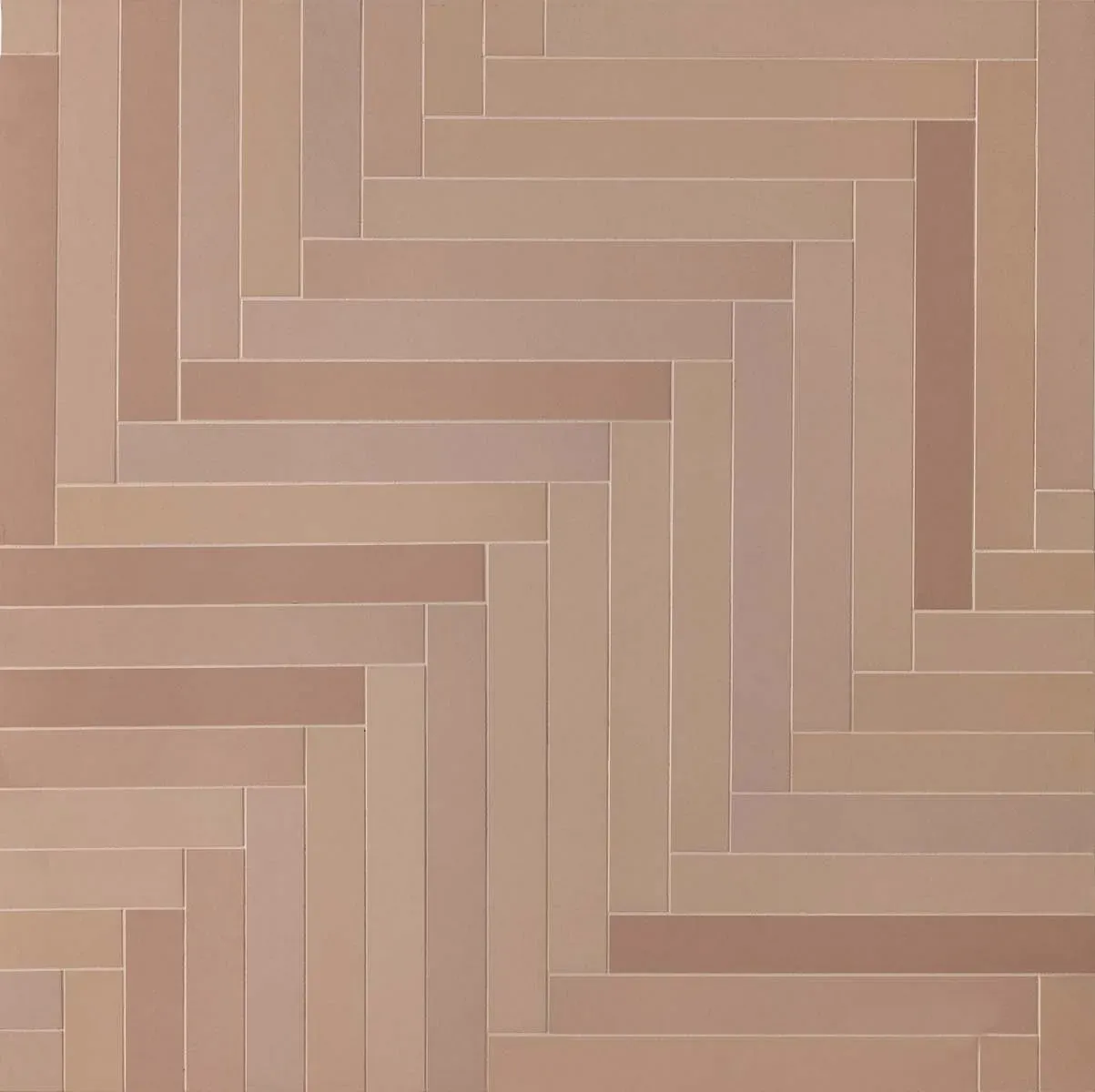 Pink, Field tile, Rectangle, 2×18, Matte