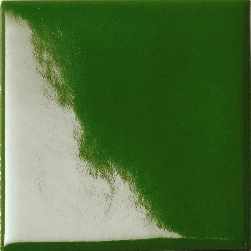 Dark Green, Field tile, Rectangle, 3×6, Glossy