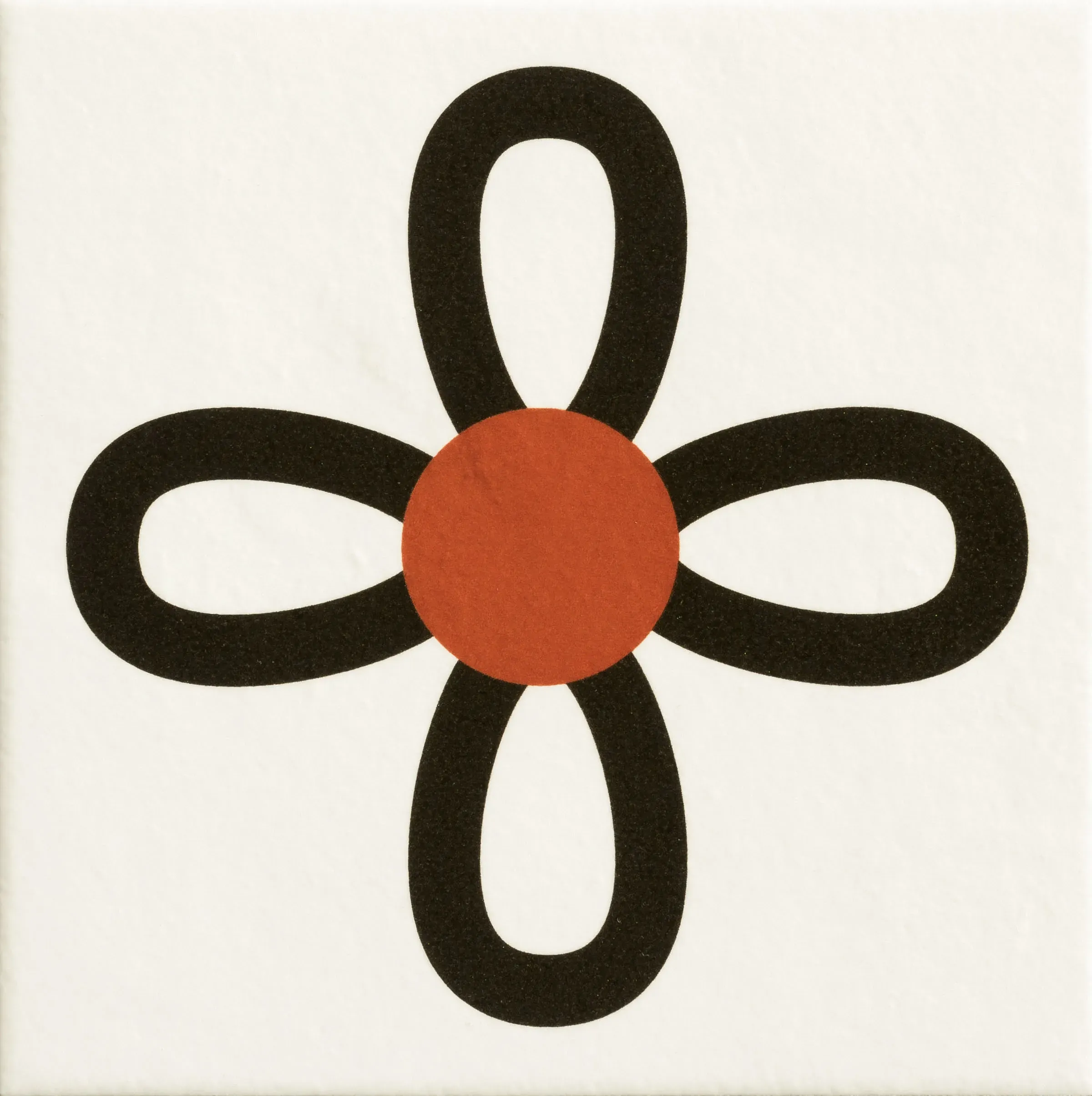 Petals, Field tile, Square, 8×8, Glossy