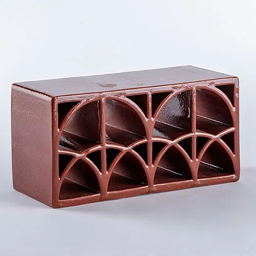 Red Brick Loop, Decor, Rectangle, Loop, 4×4×9, Matte