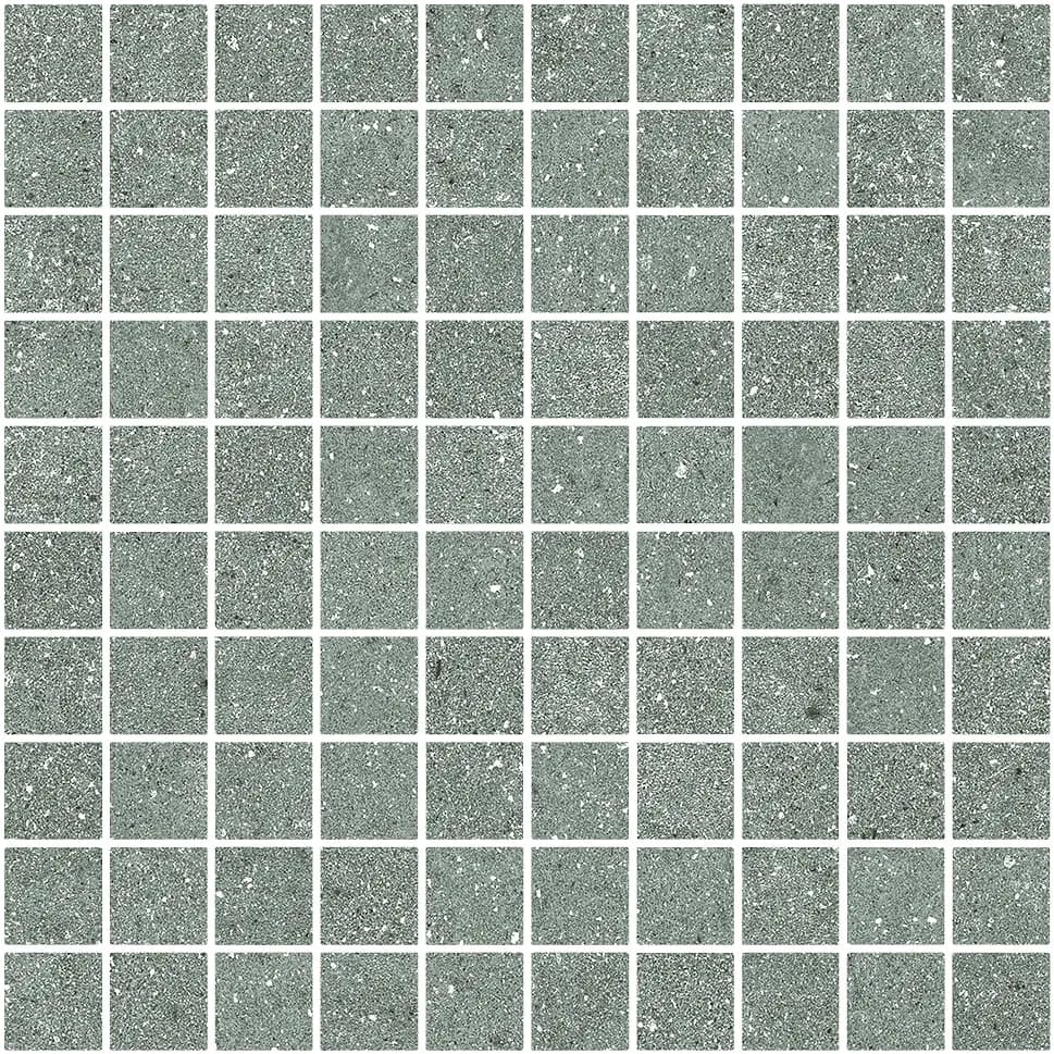Green Copper, Mosaic, Square, 1x1 Mosaic, 12×12, Matte