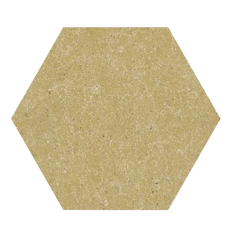 Giallo, Field tile, Hexagon, 6×7, Natural