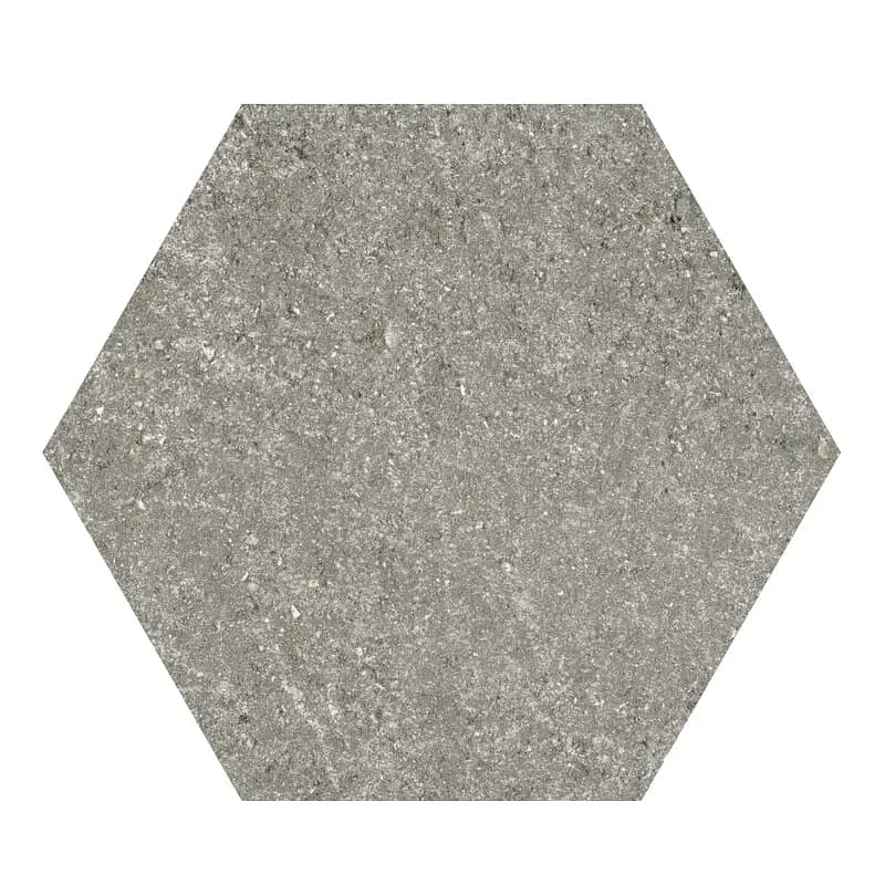 Grigio, Field tile, Hexagon, 6×7, Tumbled