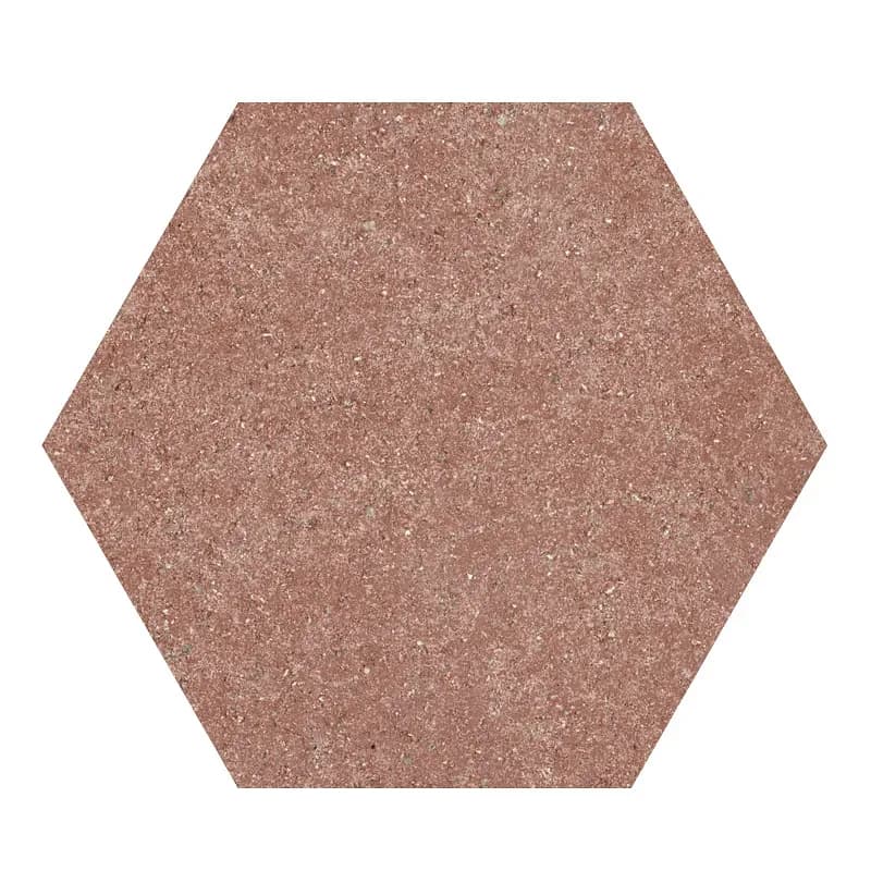 Mattone Di Cotto, Field tile, Hexagon, 6×7, Tumbled