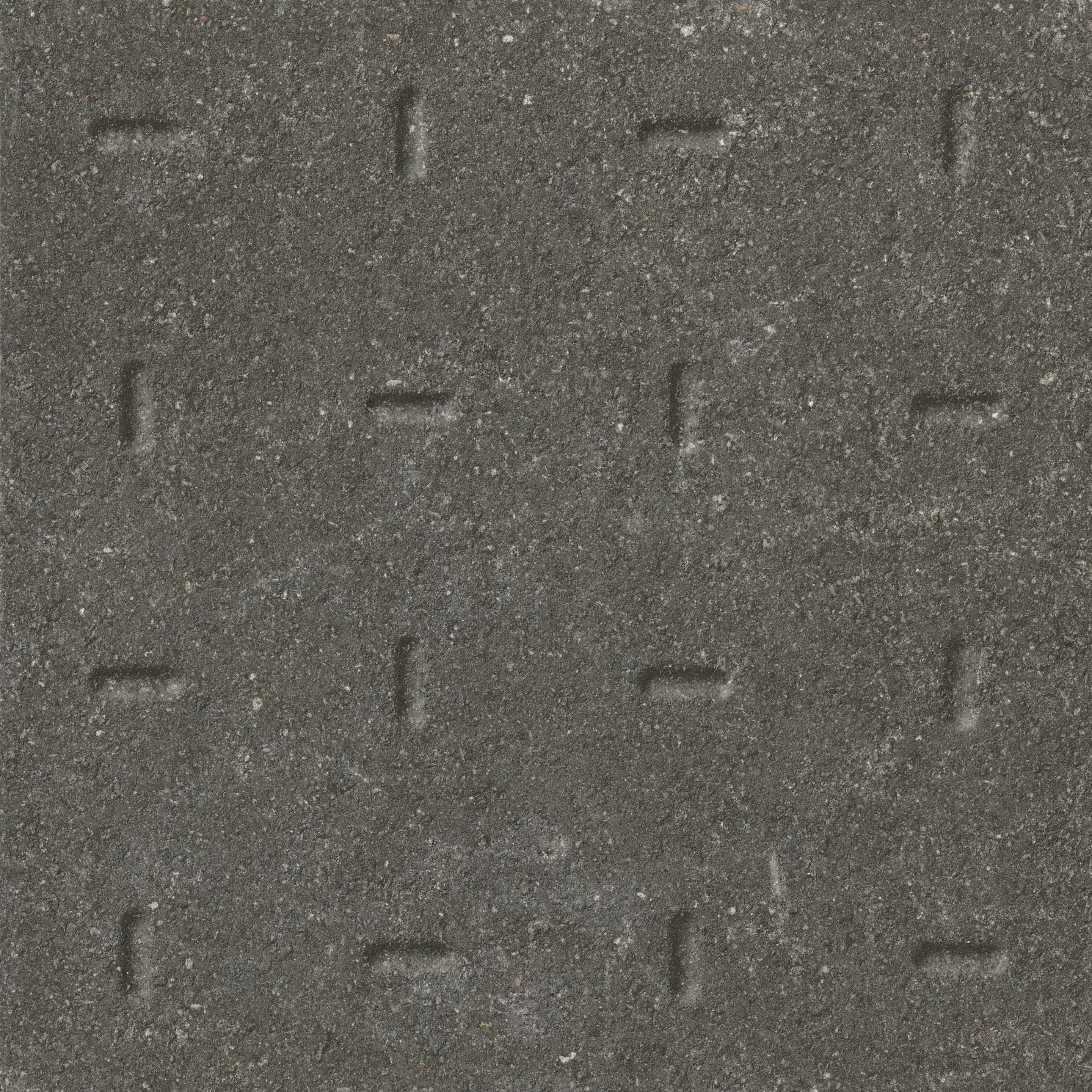 Telaida Linea Low-Relief Nero, Field tile, Square, 10×10, Natural