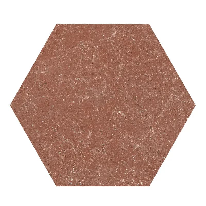 Terra Di Siena, Field tile, Hexagon, 6×7, Natural