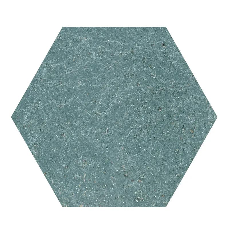 Verde Acqua, Field tile, Hexagon, 6×7, Natural
