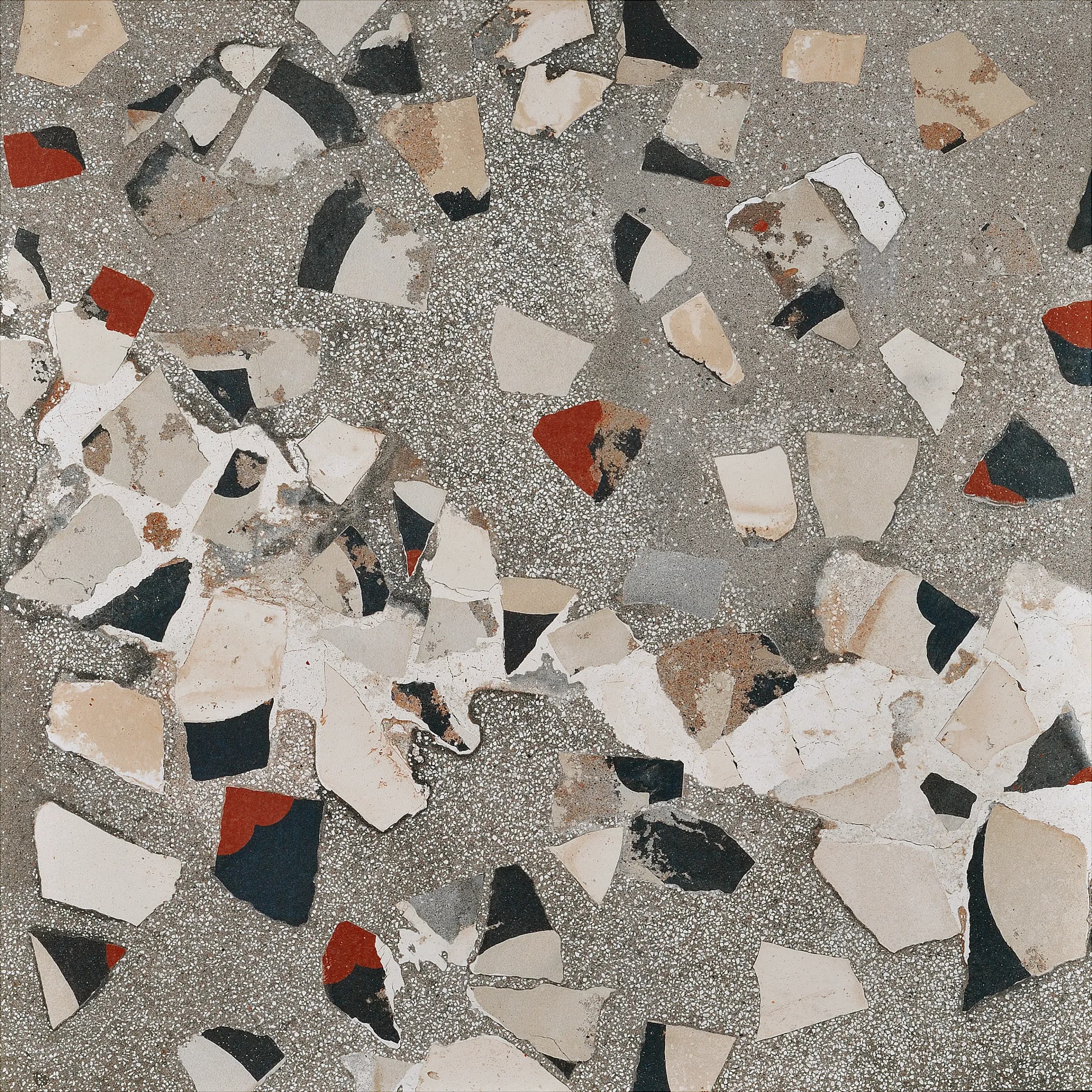 Cement, Decor, Square, Rubel Deco, 12×12, Natural