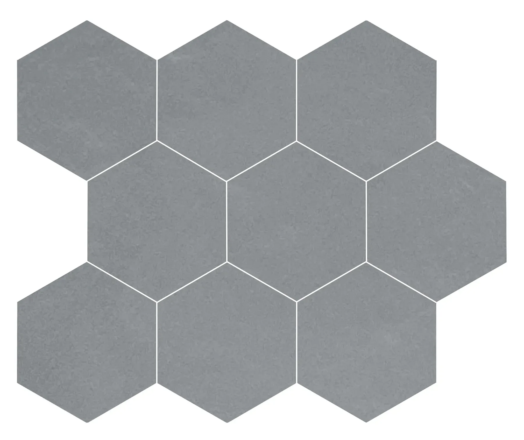 Balance, Mosaic, Hexagon, 4" Hexagon Mosaic, 11×12, Natural