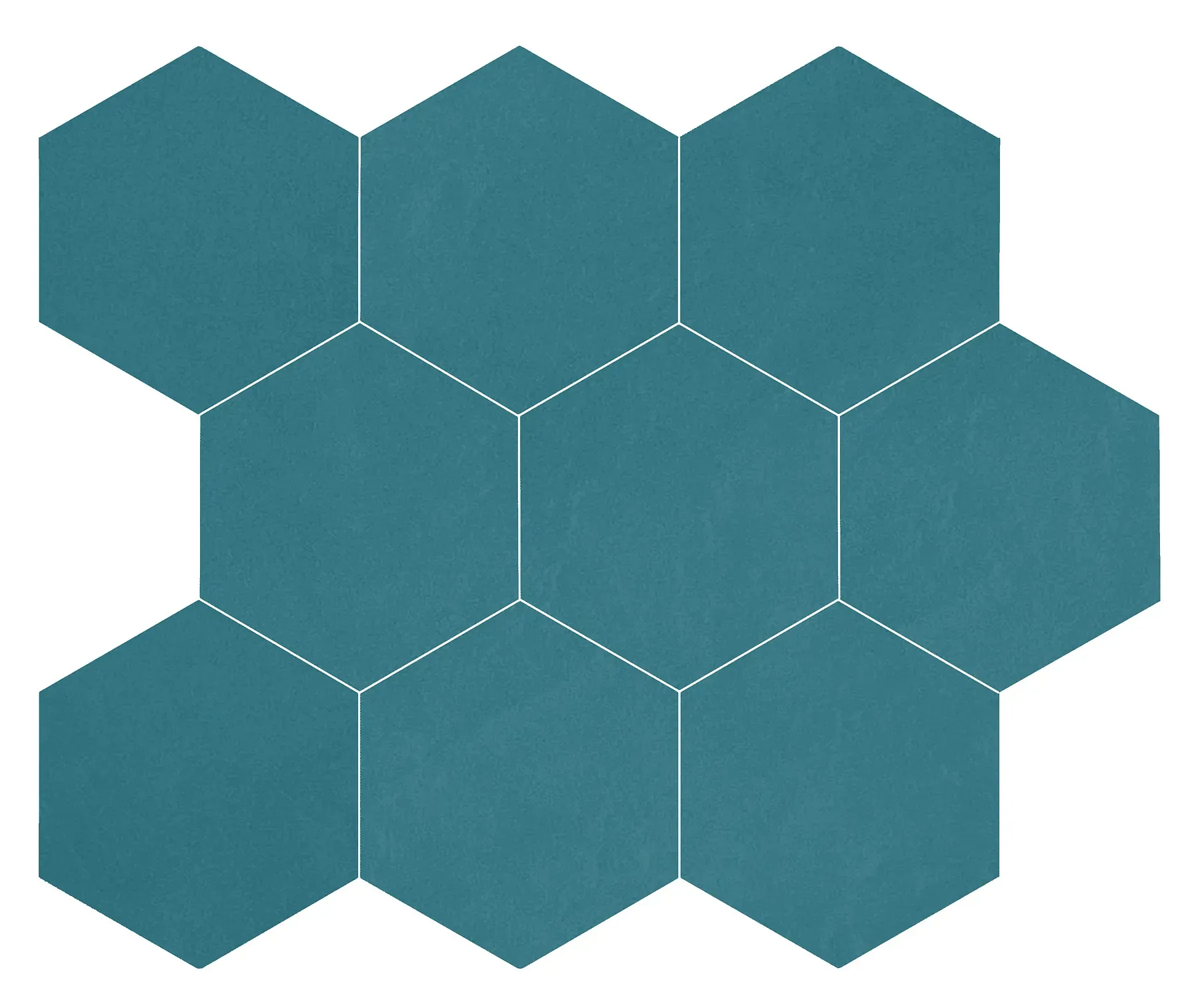 Hope, Mosaic, Hexagon, 4" Hexagon Mosaic, 11×12, Natural
