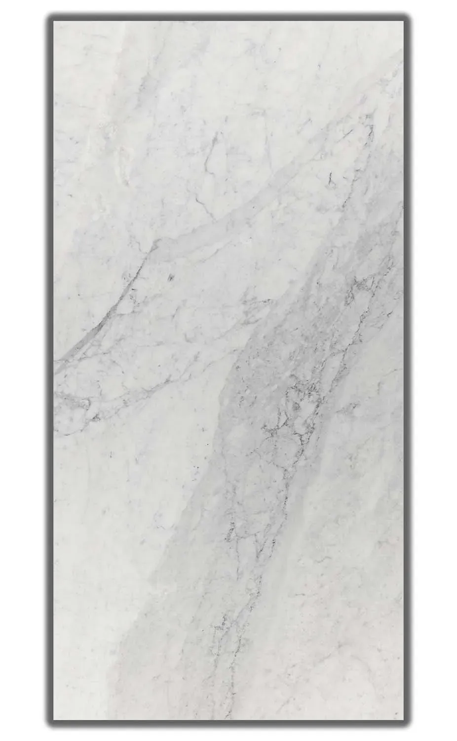 Bianco Carrara, Layerstone, Rectangle, 24×96, Honed