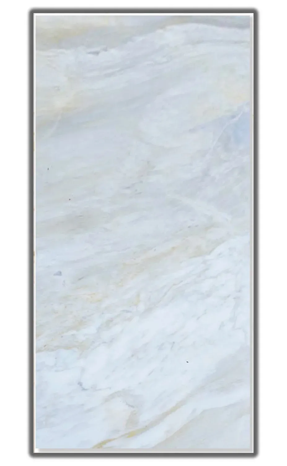 Bianco Onda Dorato, Layerstone, Rectangle, 24×96, Honed